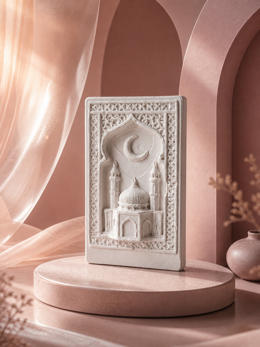 Dekoratif Cami Tablo (Minimal)